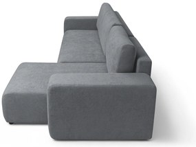 Avia Mini kinyitható sarokkanapé, univerzális állás - világosszürke Gerra 70 boucle