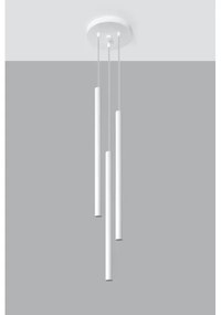 Sollux SL.0467 - Csillár zsinóron PASTELO 3xG9/8W/230V fehér