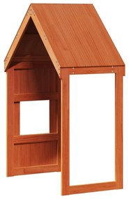viaszbarna tömör fenyőfa gyerekágytető 55 x 99 x 139,5 cm