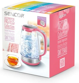 Sencor SWK 2194RD 2 literes vízforralótermoszkészülékkel, rózsaszín