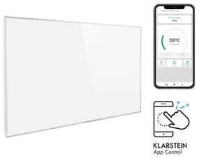 Klarstein Wonderwall 960 Smart, infravörös hősugárzó, 80 x 120 cm, 960 W, heti időzítő, IP24, fehér