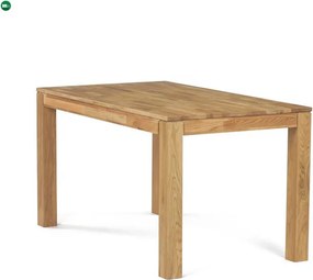 Tömör Tölgy Étkezőasztal 140×80 cm. DS-H140 DUB