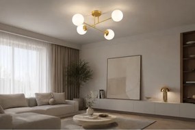 BRILAGI - Plafonra szerelhető csillár MILO 4xE27/60W/230V aranyszínű