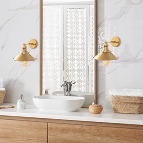 Aranyszínű fali lámpa ø 24 cm Conical – Opviq lights