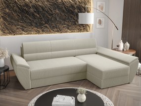 Sarok ülőgarnitúra Radiant L3 (tejszín) (J). 1057477