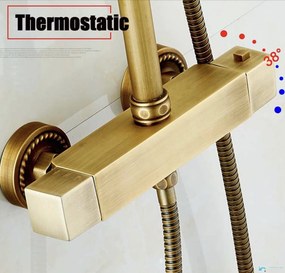 Zuhanypanel EYN ATS1206 termosztáttal, falon kívüli kivitelben, többféle színváltozatban