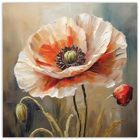 Gario Vászonkép Mák virág Természet Méret: 50 x 50 cm