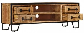 tömör mangófa TV-szekrény 120 x 30 x 40 cm