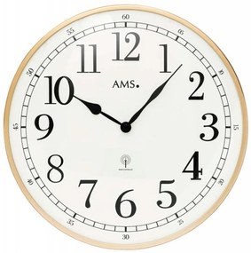 Rádióvezérelt fém dizájn óra AMS 5607