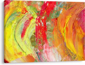 Absztrakció kép - festmény (70x50 cm)