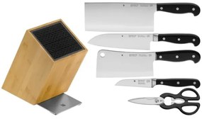 WMF - SPITZENKLASSE PLUS 6 darabos konyhakéskészlet késtartóval