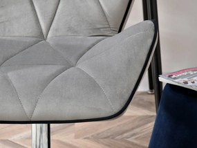 Fotel Velma M (szürke + króm). 1110448