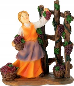 Karácsonyi Betlehem Figura *nő Szőlővel* 11CM-ES Figurákhoz