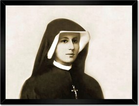 Poszterek keretben 40x30 Szent Fausztina Kowalska