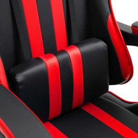 piros műbőr gamer szék