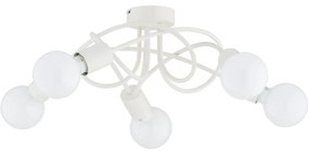 Felületre szerelhető csillár BOSTON 5xE27/15W/230V krémes