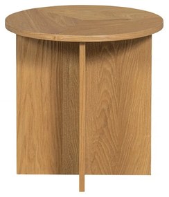 Kerek tárolóasztal szett 2 db-os ø 45 cm Lina – WOOOD