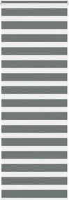vidaXL zebrafüggönnyel sötét szürke szövetszélesség 85,9 cm poliészter