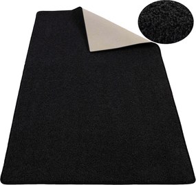 200x250cm Shaggy Szőnyeg Fekete Szoba Puha Szőrös 2CM