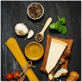 Poszterek 30x30 Tészta Parmezán fokhagyma