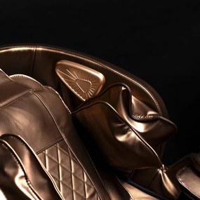 Masszázsfotel Barna Eco-bőr Kárpittal. VX MAX