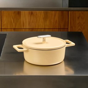 Indukciós tűzhelyhez alkalmas öntöttvas lábas fedővel 2 l Mattia 3.0 – FABINI