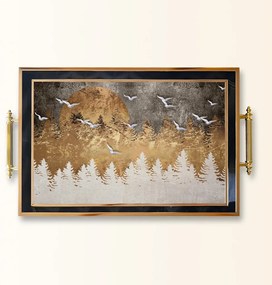 Üveg tálca, 38×24 cm – TPA9885