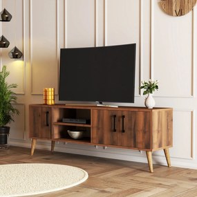 TV asztal Exxen diófa