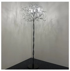 Kristály állólámpa 5xG9/40W/230V fekete