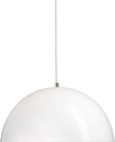 RENDL MONROE 40 függőlámpa csillogó fehér/fehér 230V LED E27 30W