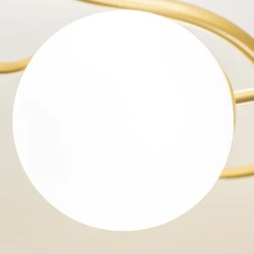 Brilagi - LED Felületre szerelhető csillár MISTEL 15xG9/3W/230V arany/fehér