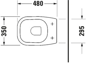 Duravit 21080900002 - álló WC D-CODE kerámia/fényes fehér