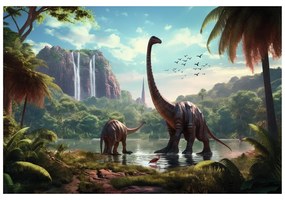 Tapéta a dinoszauruszok felfedezetlen földje