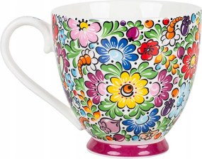 Folk Bögre 350 ML Dobozban Magyar Minták