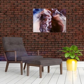 Kép - Lila márvány N⁰3 (70x50 cm)