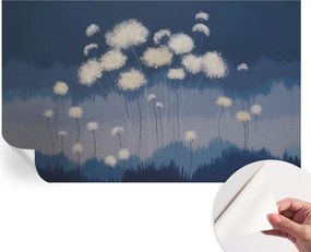 Dekoratív Öntapadós Tapéta Divatos Minták Fehér pitypangok 416x254 cm