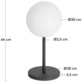 Dinesh kerti lámpa, magasság 64 cm - Kave Home