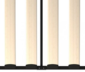 fekete fém kanapéágy-keret 90 x 200 cm