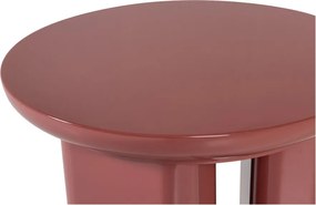 Fényes kerek tárolóasztal ø 40 cm Orivo – WOOOD