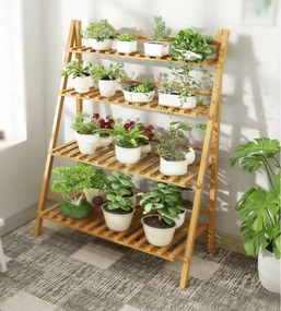 Összecsukható állvány, bambusz, NEPEL TYP 2 + ajándék