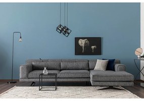 Jivago sötétszürke sarokkanapé, jobb oldali - Artie