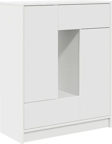 vidaXL fehér komód fiókokkal és ajtókkal 73x31x90 cm