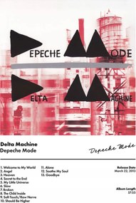 Poszter Depeche Mode Delta Machine Album Cover BorĂtĂł
