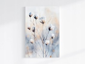 Vászonkép Canvas Akvarell Természet Rét Virágok Pamut Boho 40x60