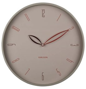 Karlsson 6012WG design falióra bézs, 40 cm átmérővel