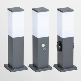 Brilagi - NOVA kültéri lámpa érzékelővel 1xE27/15W/230V 40 cm IP44 antracit