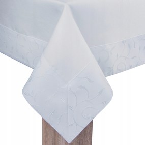 Abrosz dekoratív, 350x140 cm-es, szürke, folttaszító asztalterítő