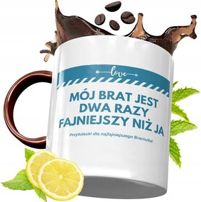 Bordó Bögre Testvérnek Születésnapra Ajándék fényképes nyomattal