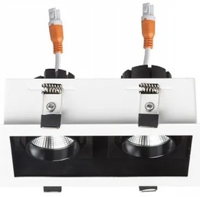 RED - Design Rendl - R12857 - LED Beépíthető lámpa BONDY 2xLED/7W/230V