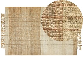 Bézs jutaszőnyeg 200 x 300 cm KARKIN Beliani
